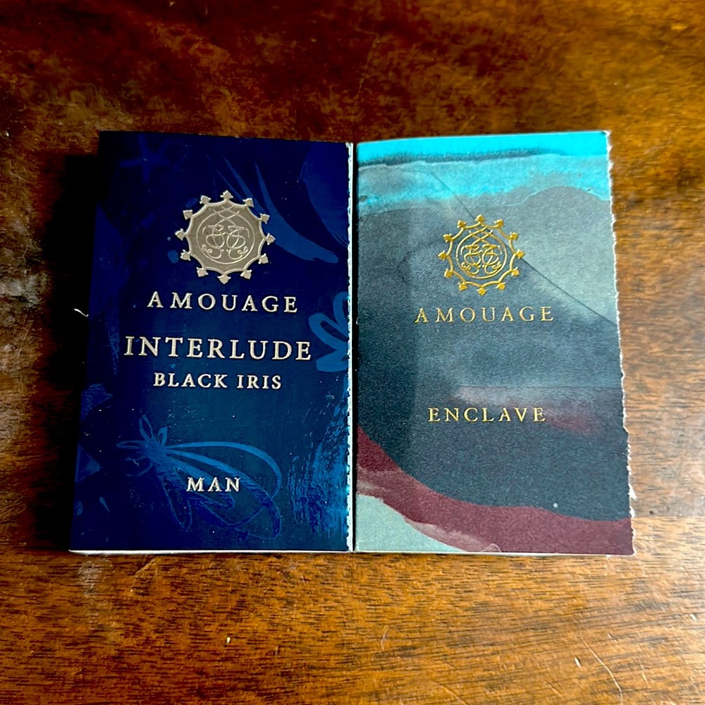 Amouage 2 samples perfect condition